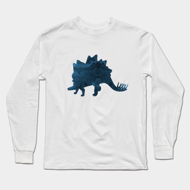 Stegosaurus Long Sleeve T-Shirt by BittenByErmines